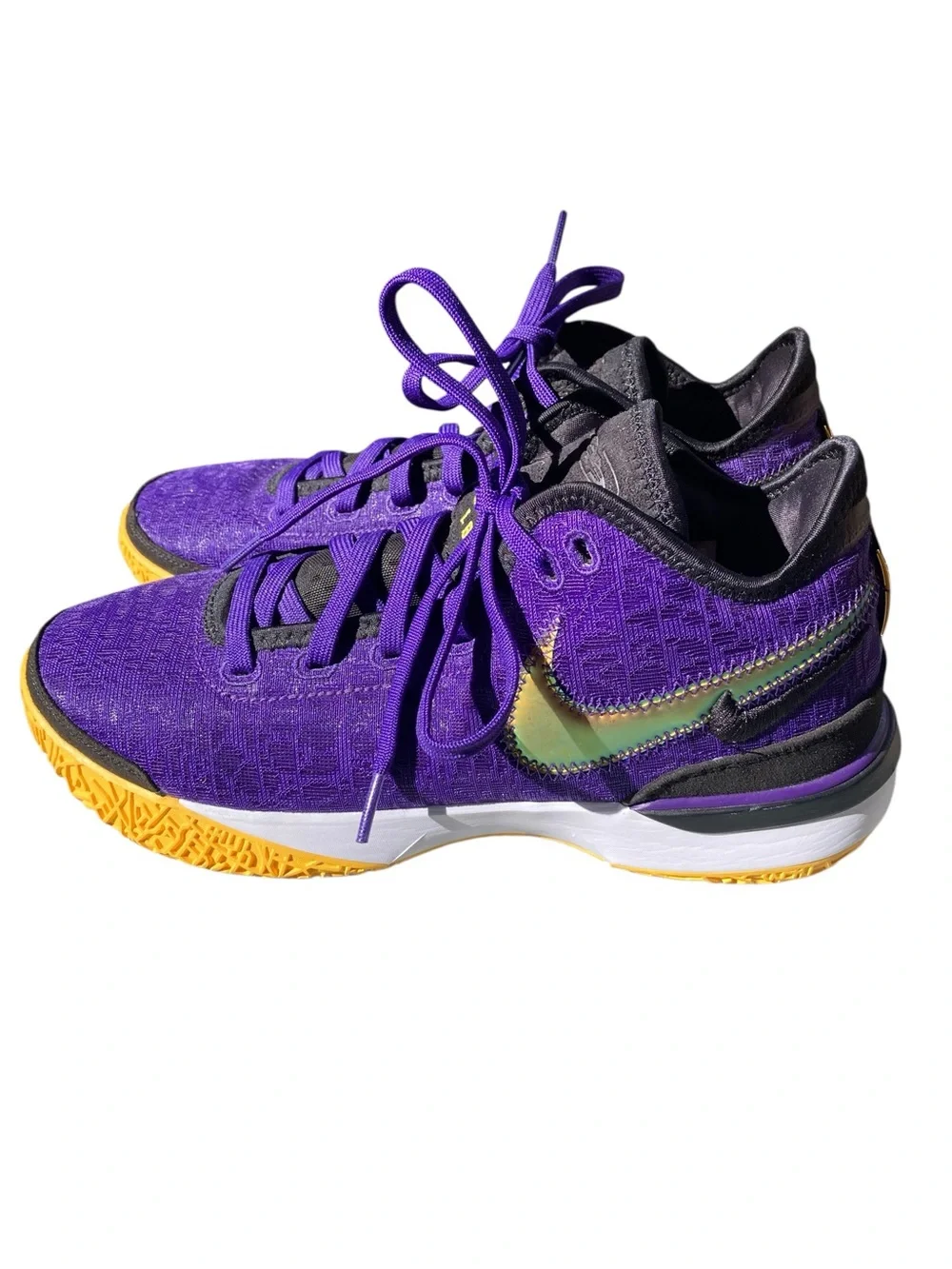 Nike Zoom LeBron NXXT Gen EP DR8788-500 Men’s 8 Purple Gold Shoes